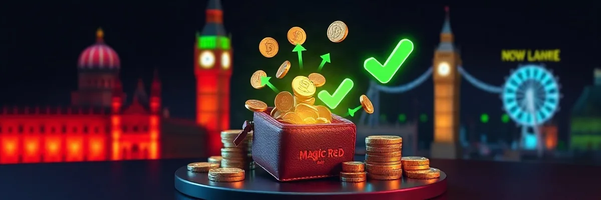 Magic Red Casino Banking and Fast withdrawal casino UK Ranking for players in the UK